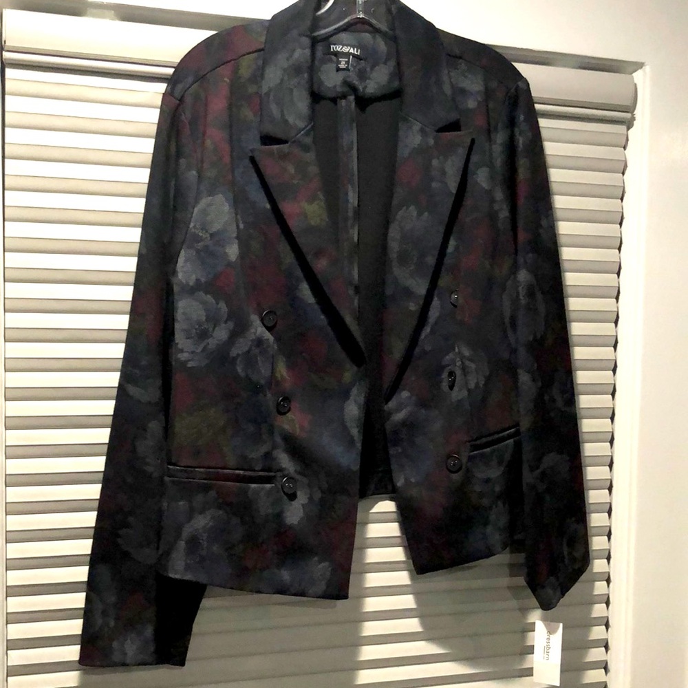 Roz& Ali - flower suit jacket / blazer - NWT size 2X (Dressbarn)